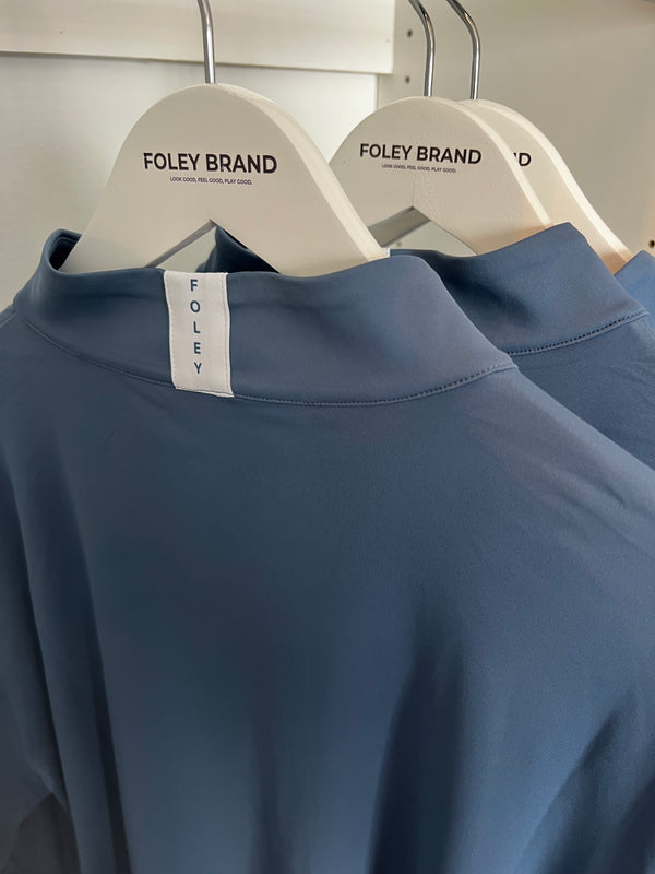 Vintage Denim Blue Windsor Q Zip - American Flag