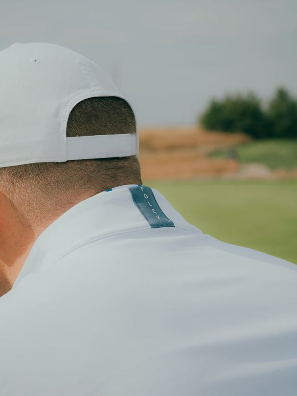 Arctic White Windsor Q Zip - American Flag