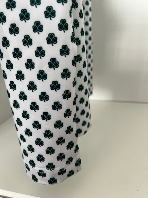 Luck of the Irish Polo - White