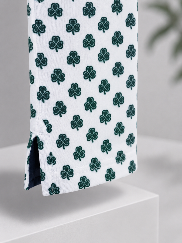 Luck of the Irish Polo - White