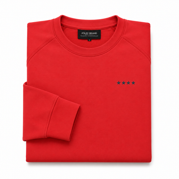 Patriot Red Bullpen Crewneck