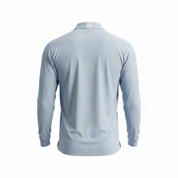 Sky Blue Windsor Q ZIp - American Flag