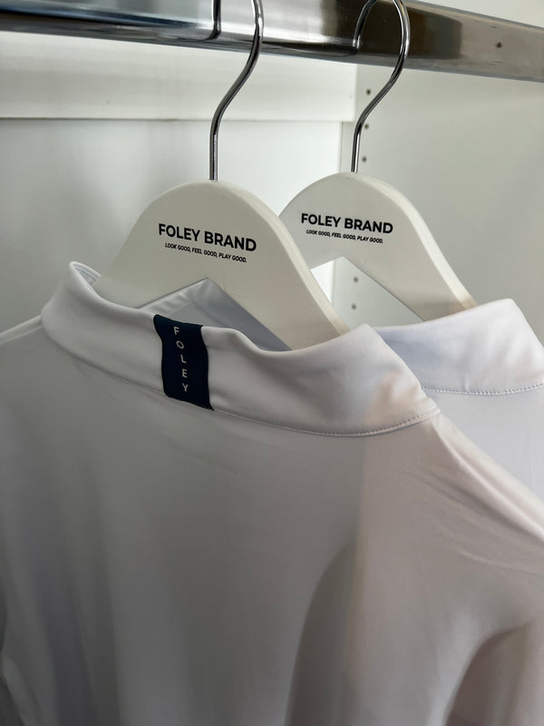 Arctic White Windsor Q Zip - American Flag