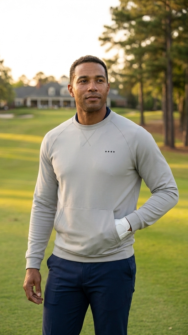 Grey Bullpen Crewneck