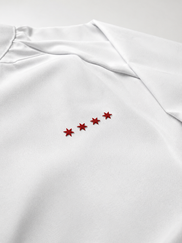 White Bullpen Crewneck