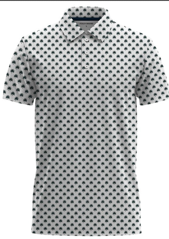 Luck of the Irish Polo - White