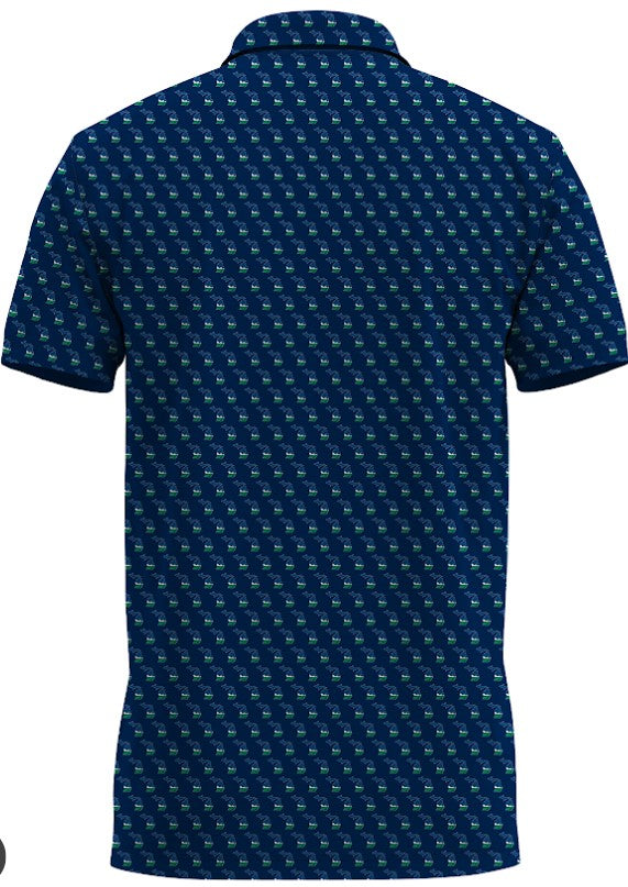 Pure Michigan - Navy Polo