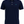 Navy blue polo shirt with a small logo on a white background