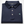 Folded navy polo shirt with a brand logo on a white background. Perfect for Father’s Day. 