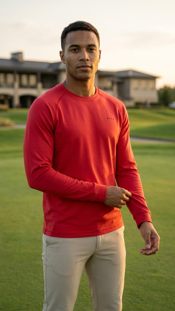 Patriot Red Bullpen Crewneck