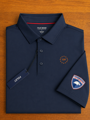 VETSports Navy Blue Polo