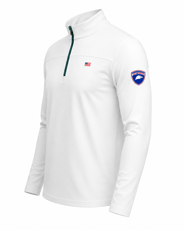 VETSports Q Zip - White